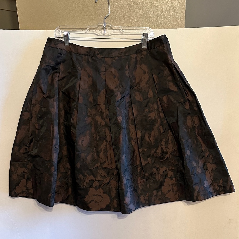 NWT 119$ Talbots Black and Brown Skirt
